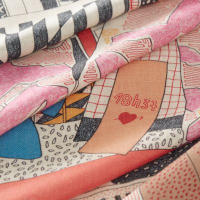 マルチカラー - レディス カシミヤショール＆ストール | Hermès